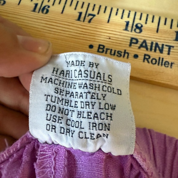 Orchid Purple Linen Tunic Dress - Picture 4 of 6